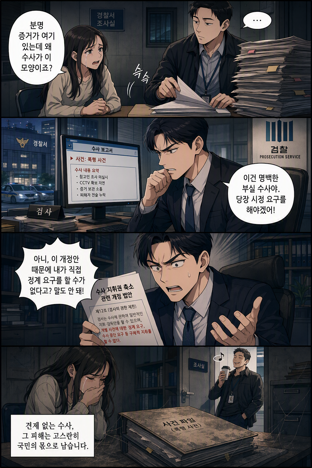 폭력행위 등 처벌에 관한 법률 일부개정법률안 웹툰 1