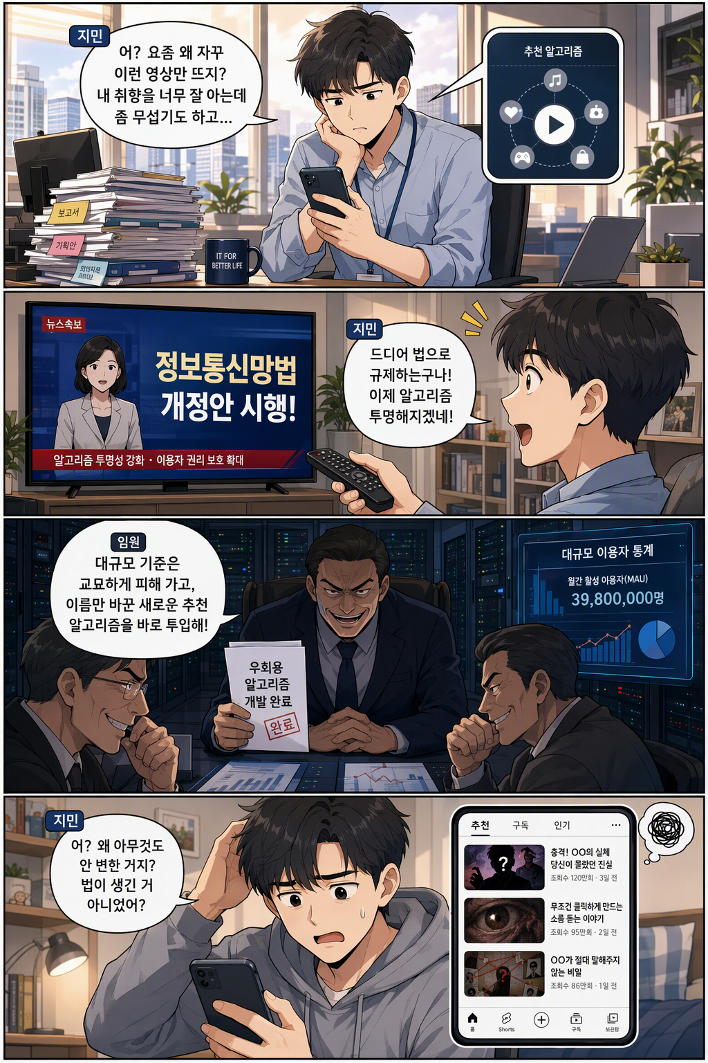 정보통신망 이용촉진 및 정보보호 등에 관한 법률 일부개정법률안 웹툰 1