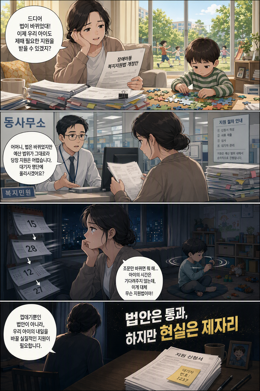 장애아동 복지지원법 일부개정법률안 웹툰 1