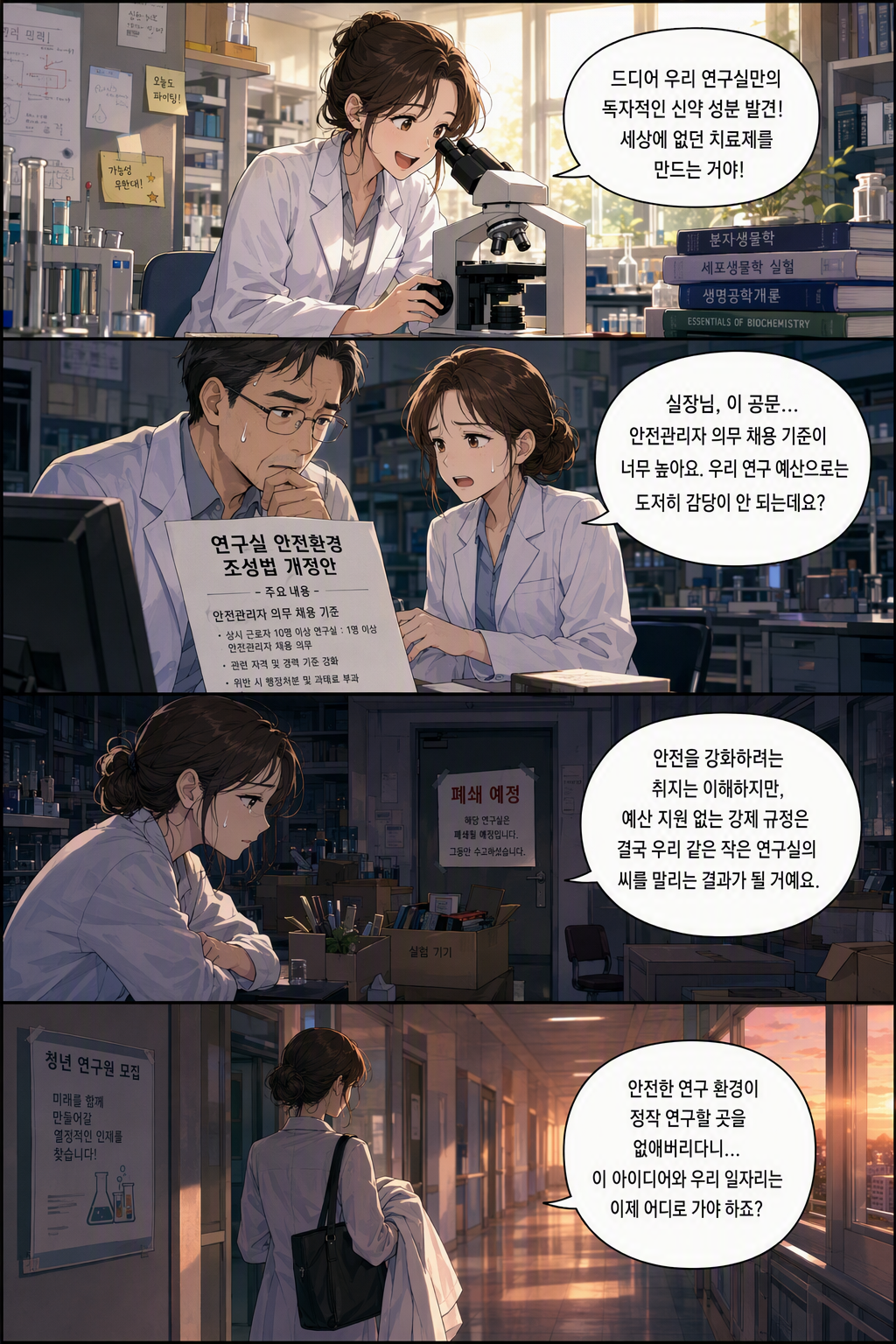 연구실 안전환경 조성에 관한 법률 일부개정법률안 웹툰 1