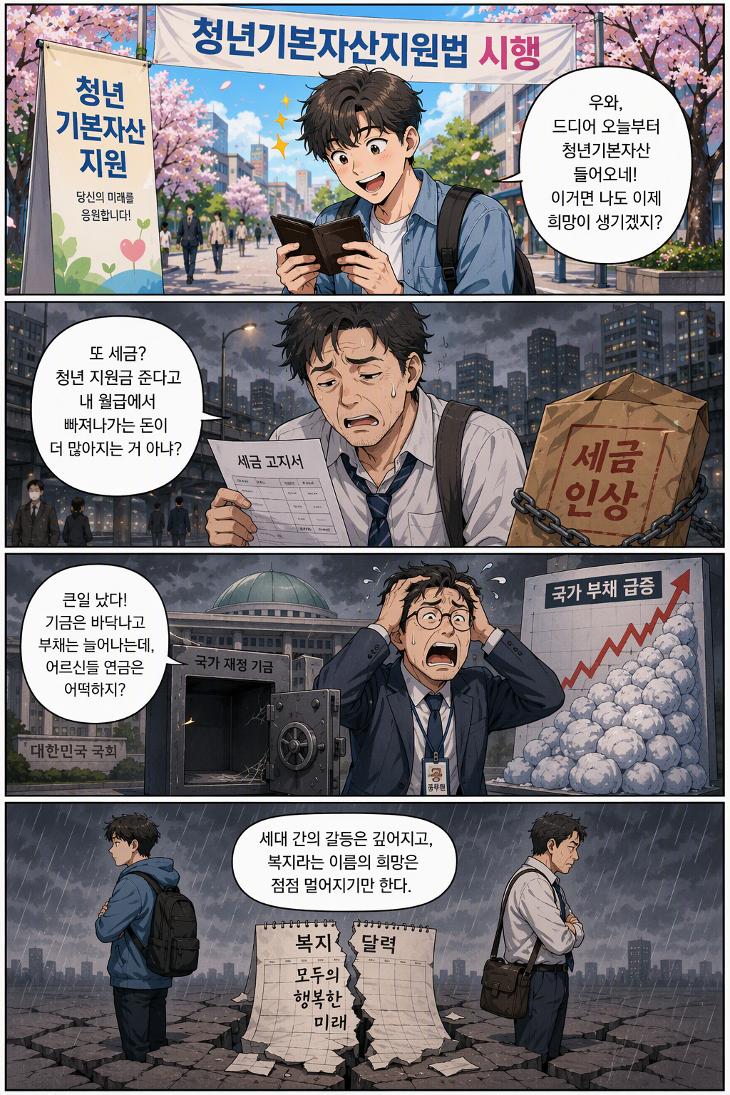 청년기본자산지원에 관한 법률안 웹툰 1