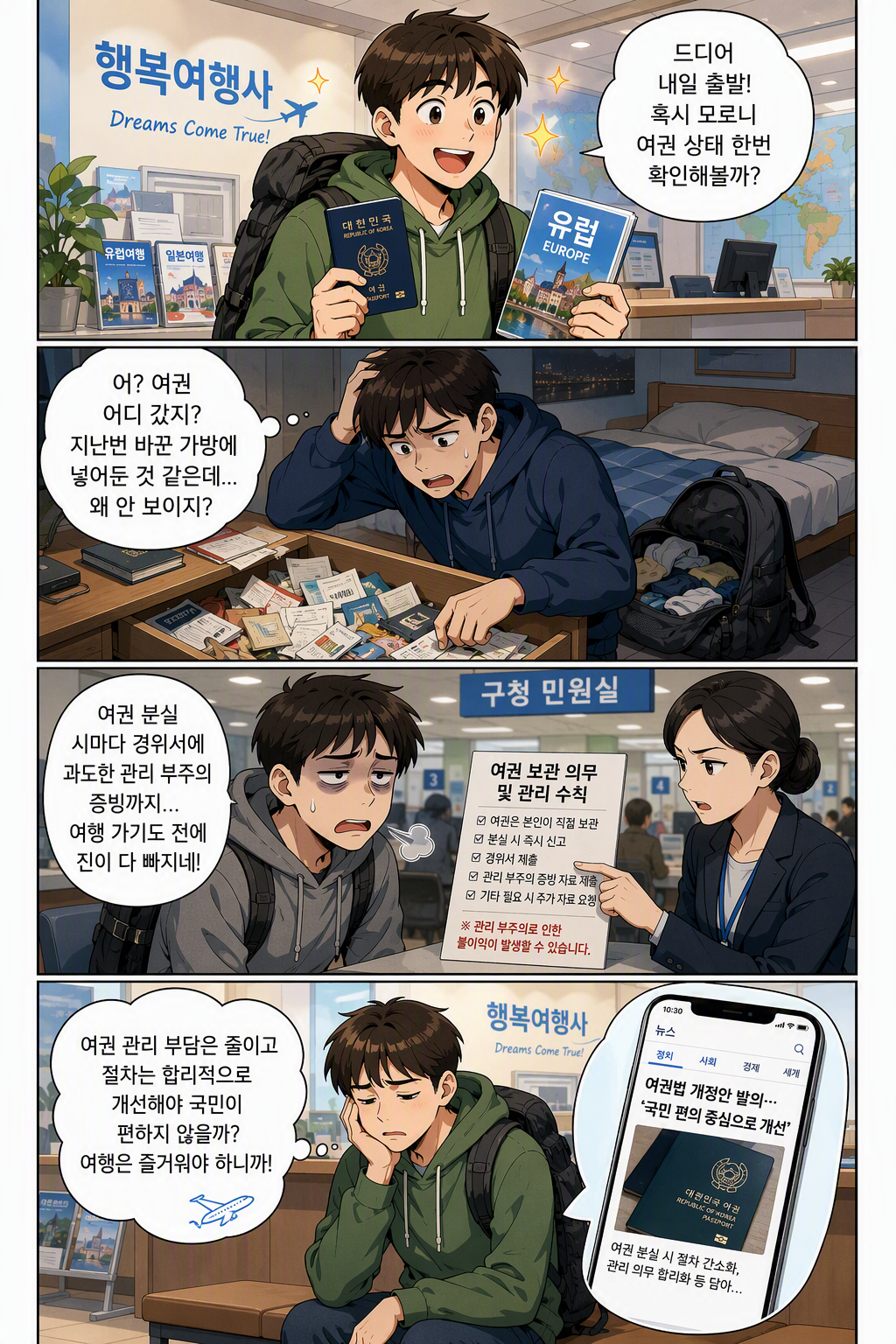 여권법 일부개정법률안 웹툰 1