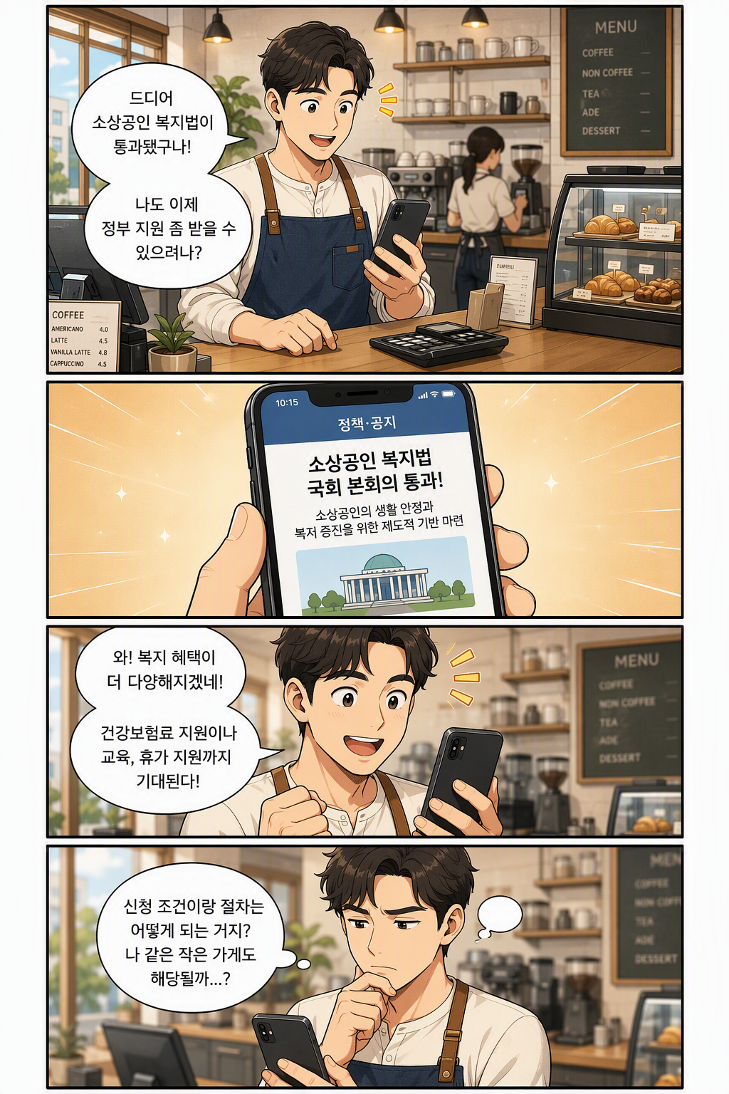 소상공인 복지법안 웹툰 1