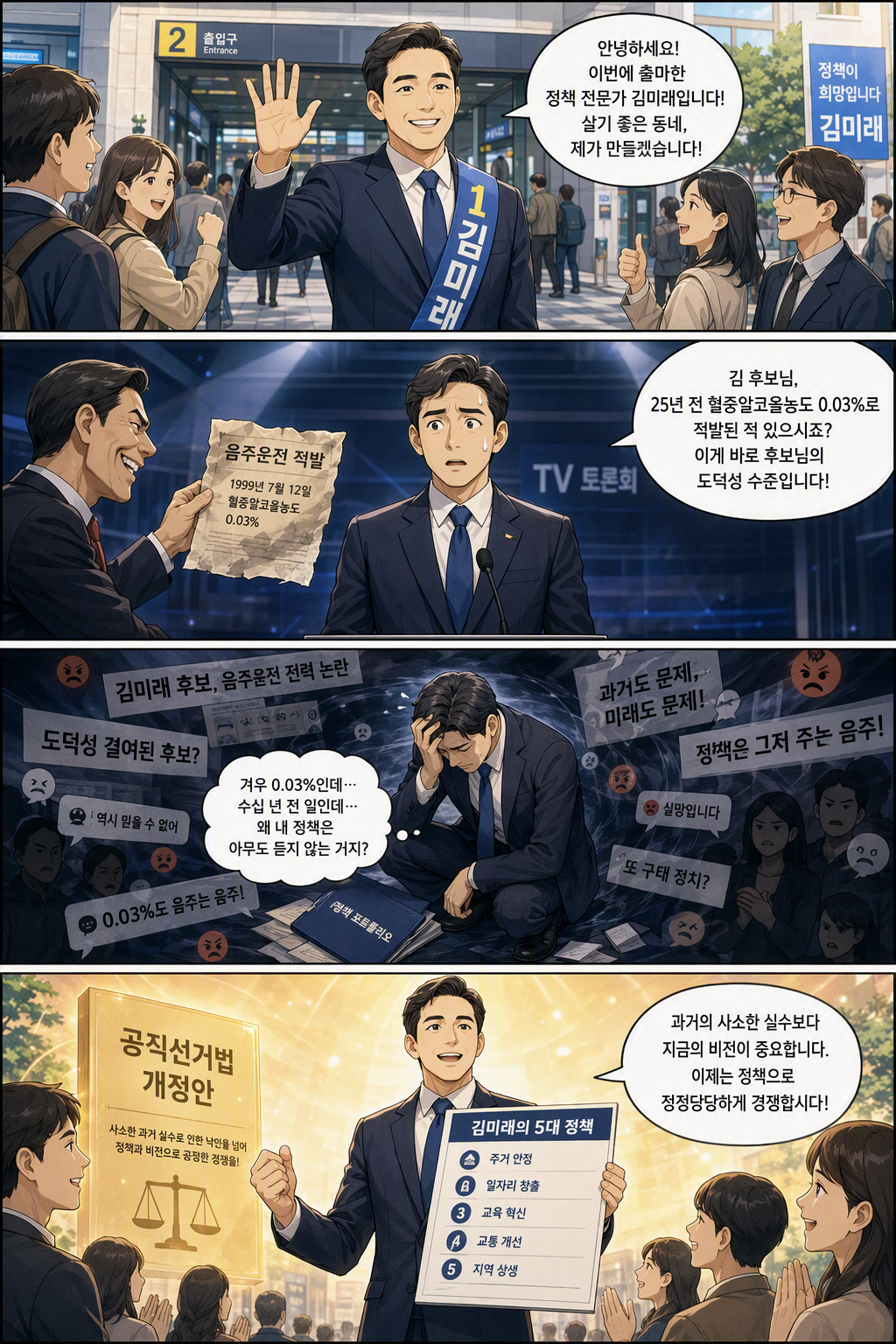 공직선거법 일부개정법률안 웹툰 1