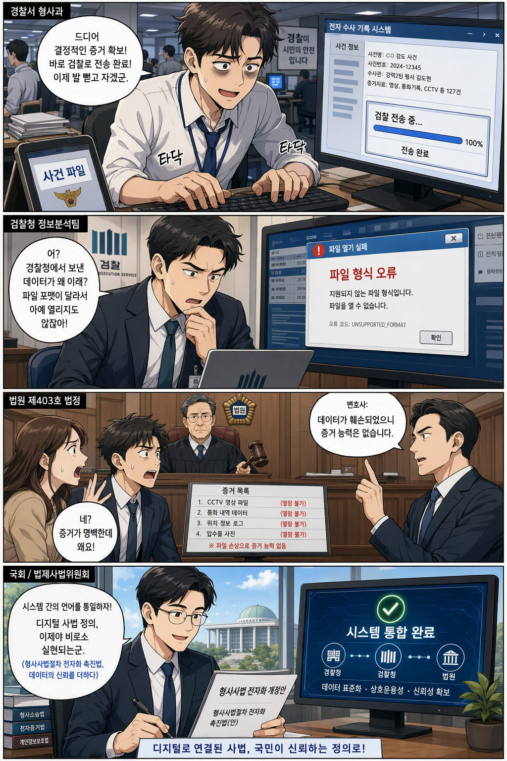 형사사법절차 전자화 촉진법 일부개정법률안 웹툰 1