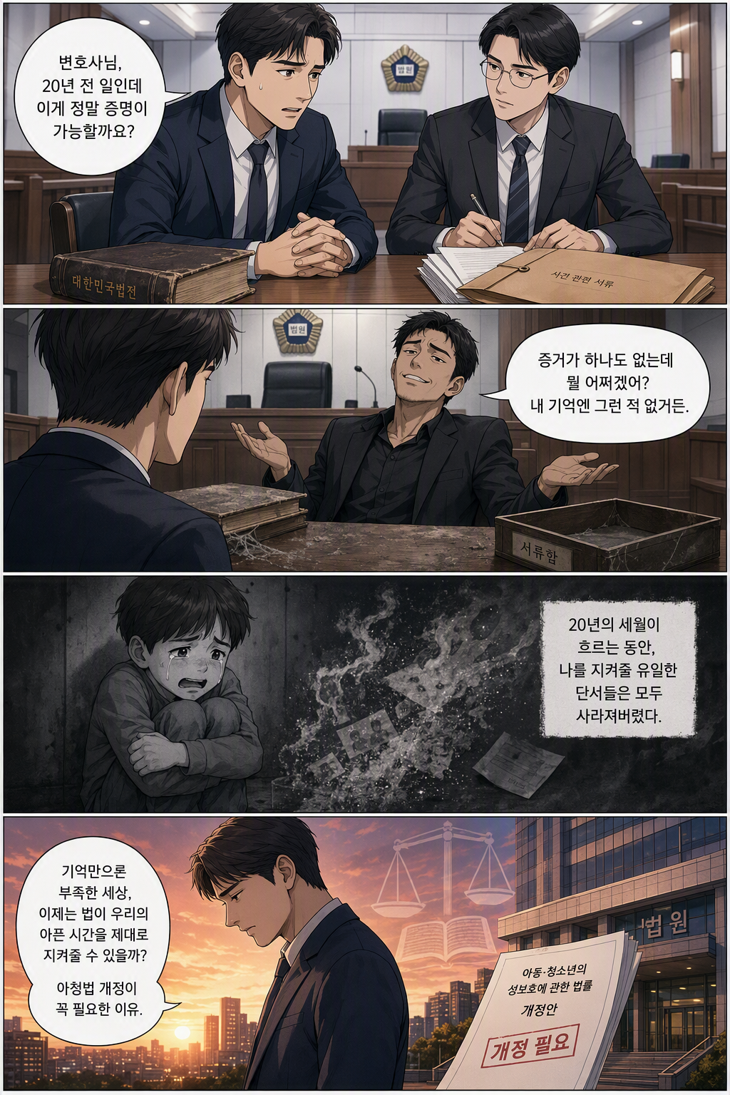 아동·청소년의 성보호에 관한 법률 일부개정법률안 웹툰 1