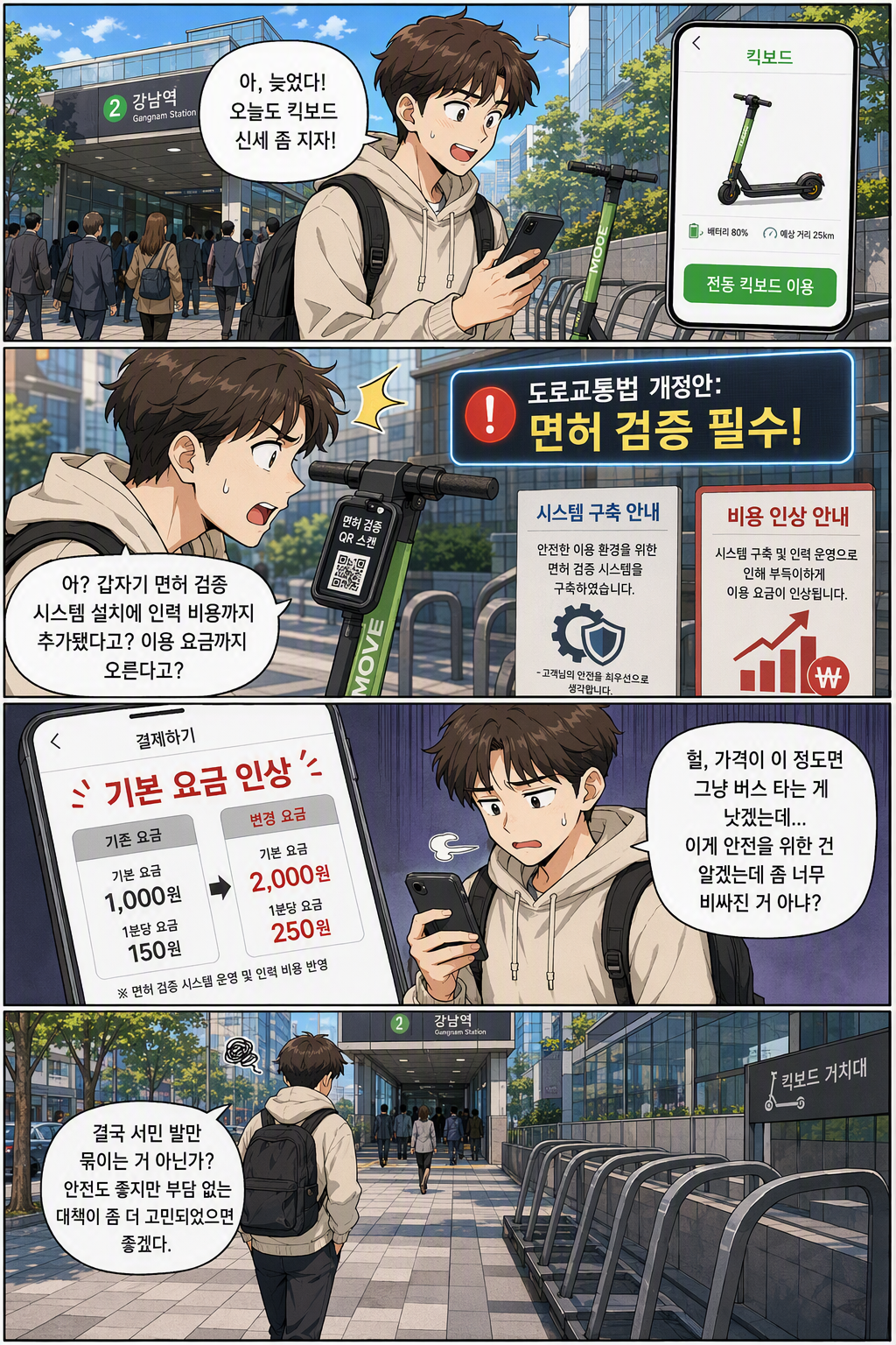 도로교통법 일부개정법률안 웹툰 1