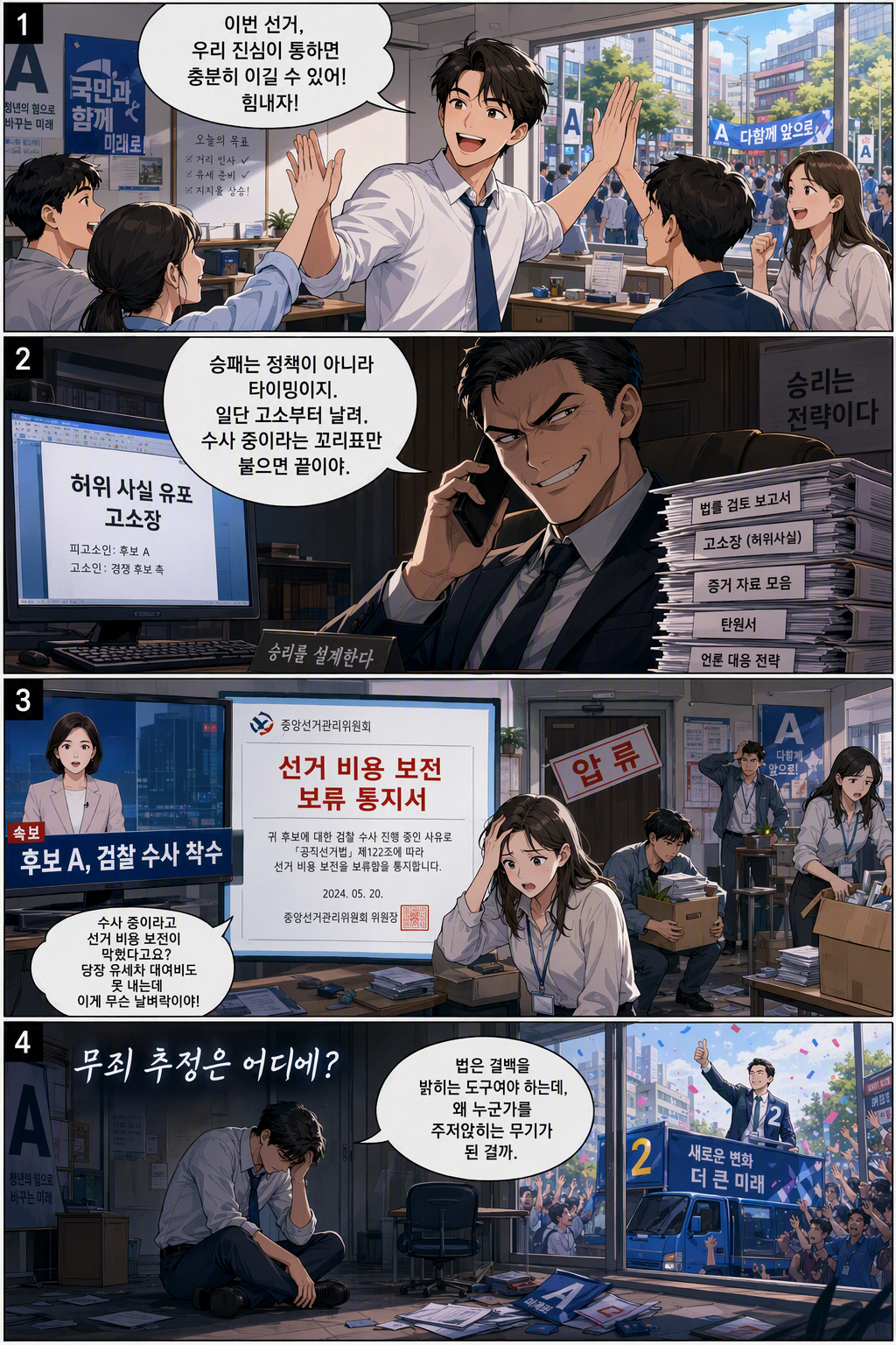 공직선거법 일부개정법률안 웹툰 1