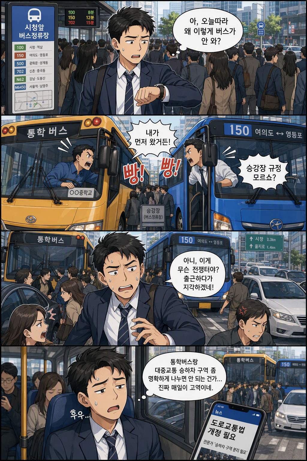 도로교통법 일부개정법률안 웹툰 1