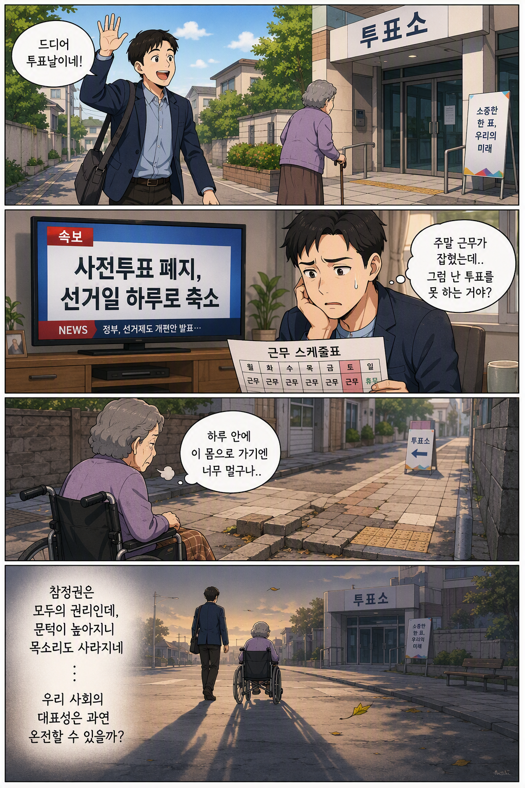 공직선거법 일부개정법률안 웹툰 1