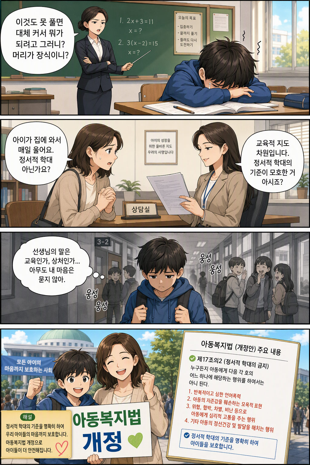 아동복지법 일부개정법률안 웹툰 1