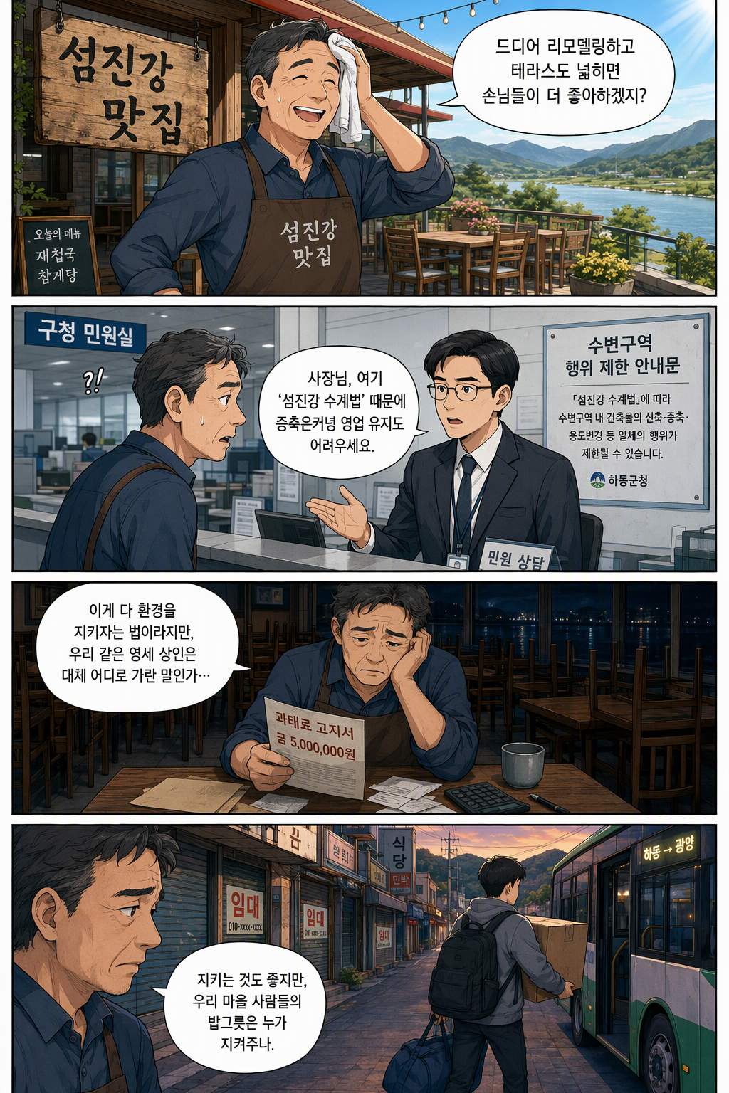 섬진강수계 물관리 및 주민지원 등에 관한 법률안 웹툰 1