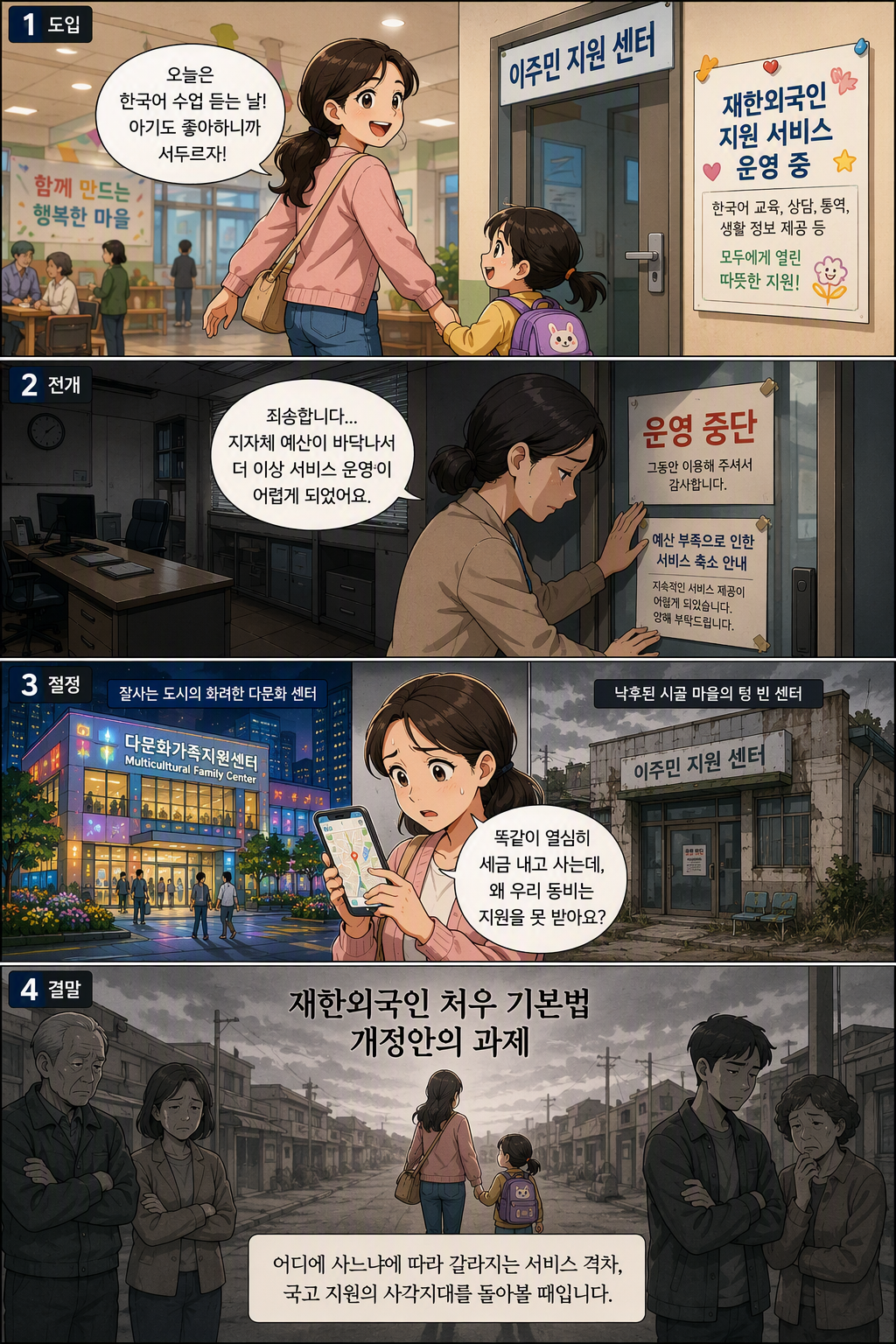 재한외국인 처우 기본법 일부개정법률안 웹툰 1