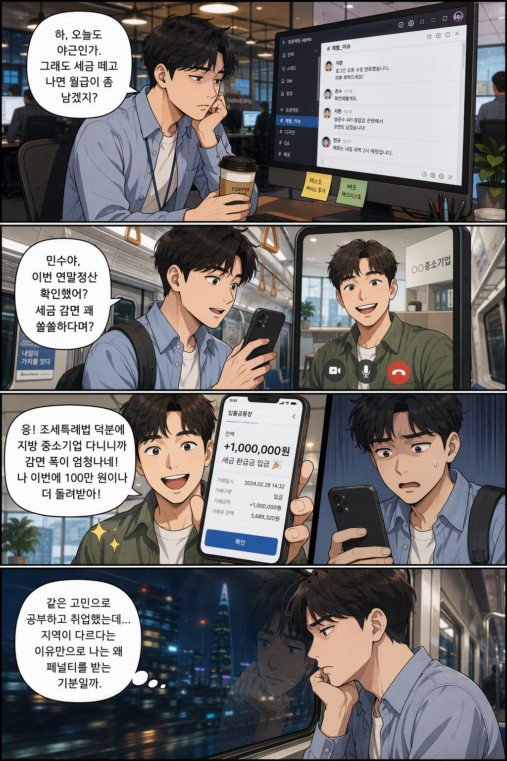조세특례제한법 일부개정법률안 웹툰 1