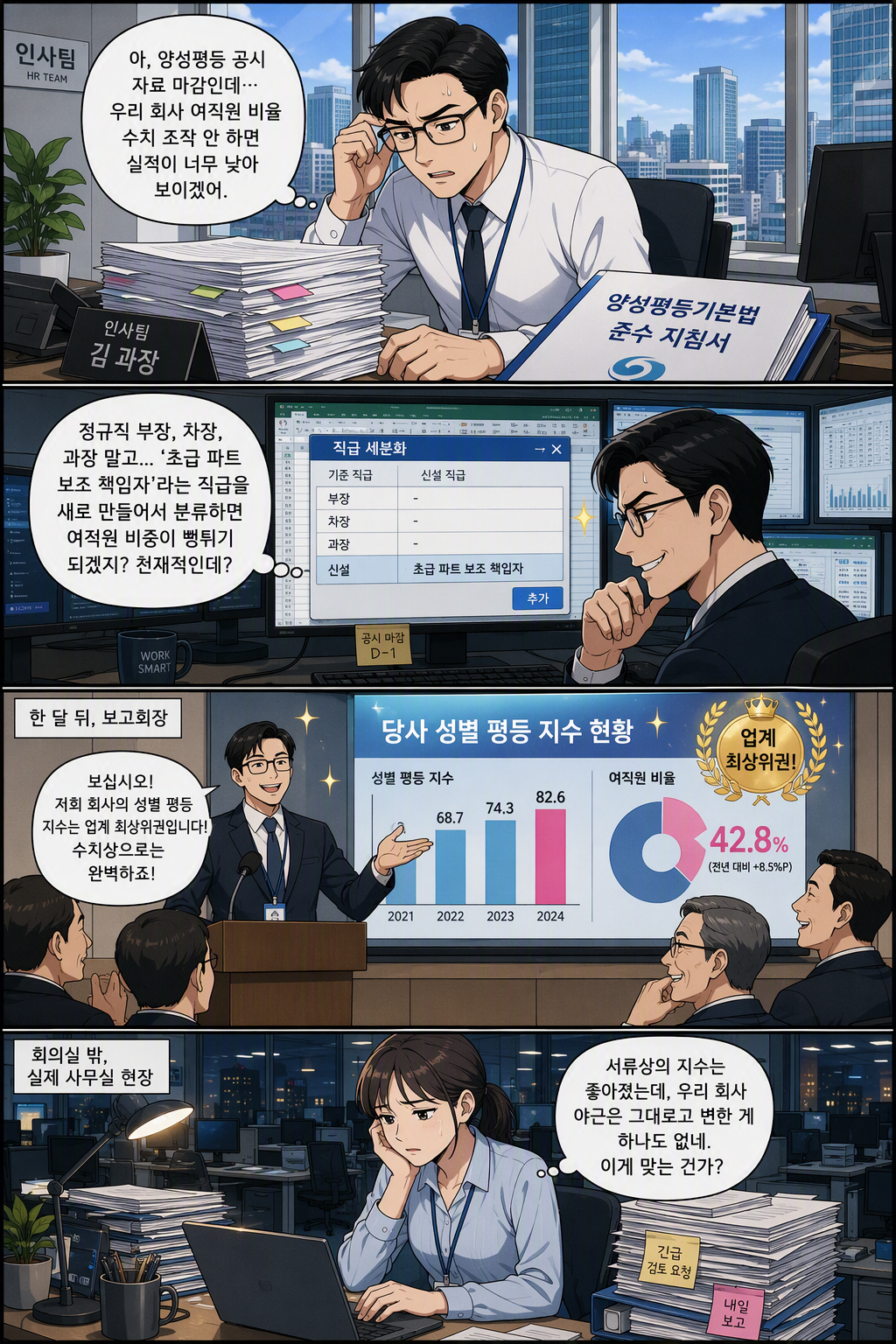 양성평등기본법 일부개정법률안 웹툰 1