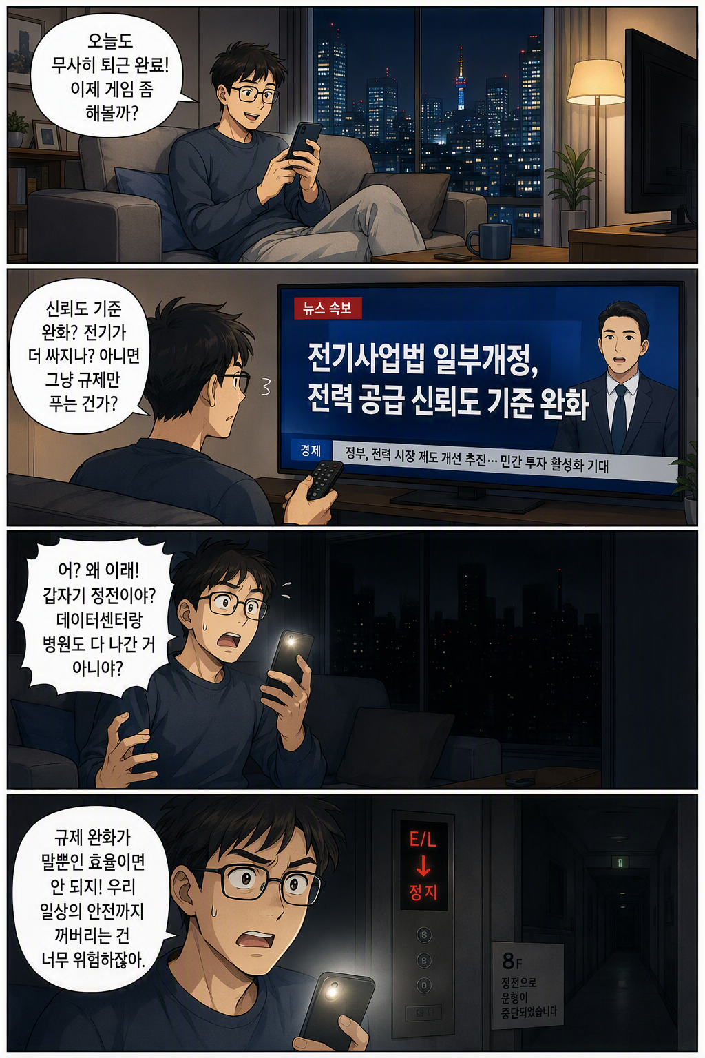 전기사업법 일부개정법률안 웹툰 1