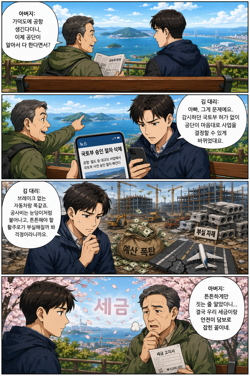 가덕도신공항건설공단법 일부개정법률안 웹툰 1