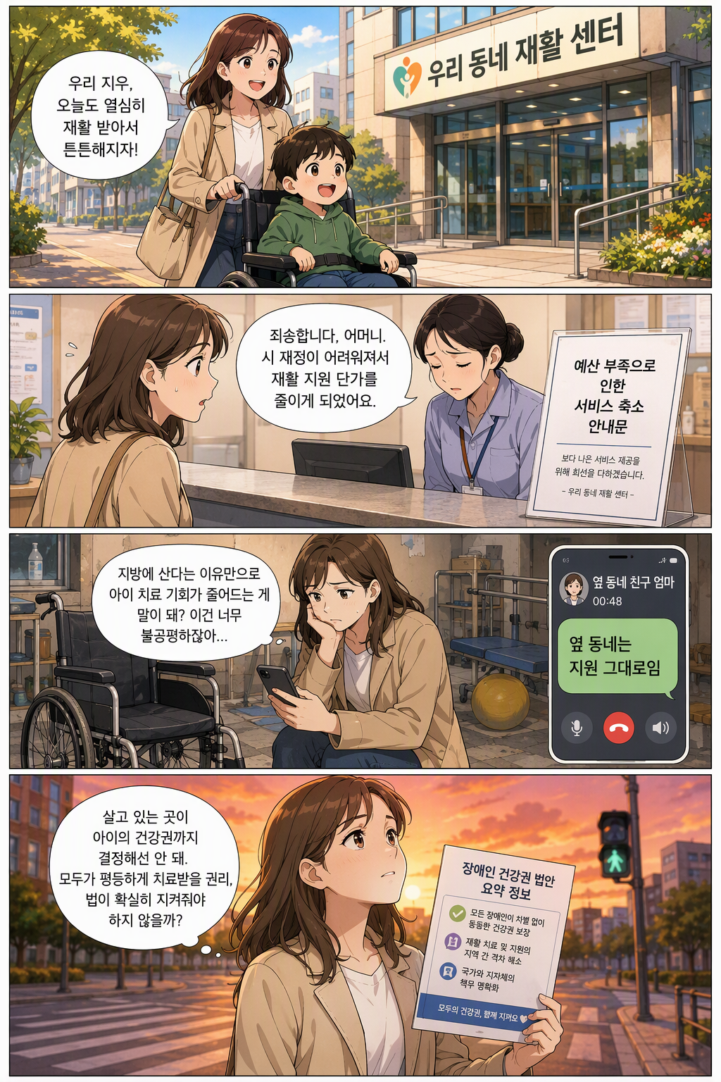 장애인 건강권 및 의료접근성 보장에 관한 법률 일부개정법률안 웹툰 1
