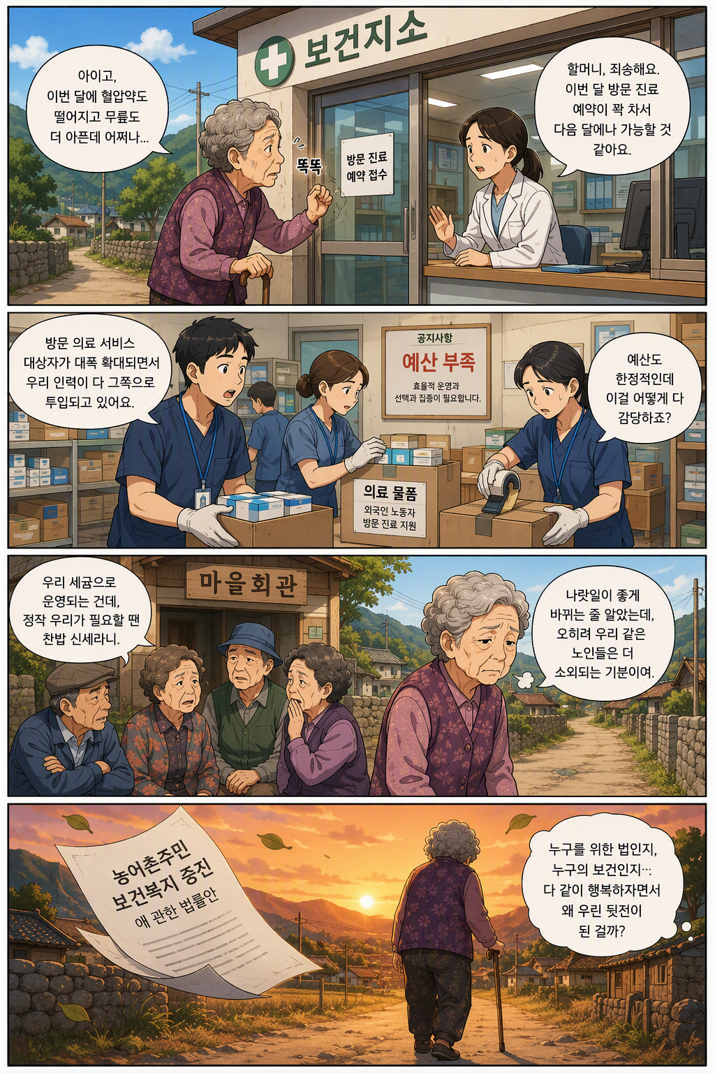 농어촌주민의 보건복지 증진을 위한 특별법 일부개정법률안 웹툰 1