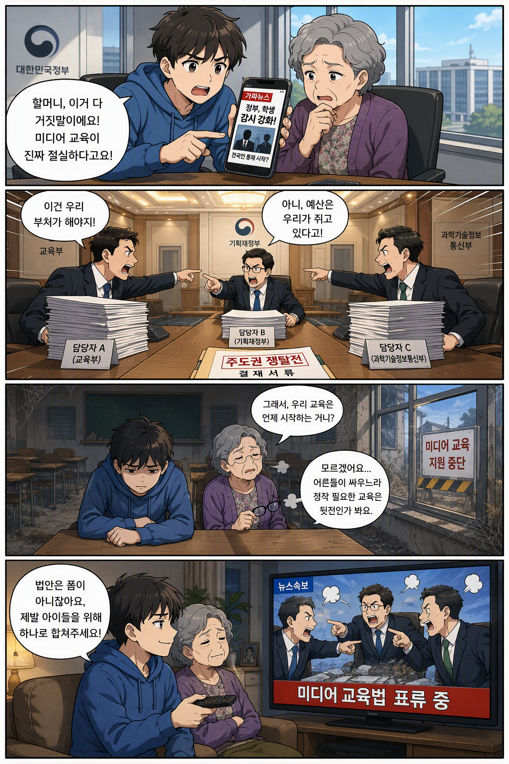 미디어교육 촉진에 관한 법률안 웹툰 1
