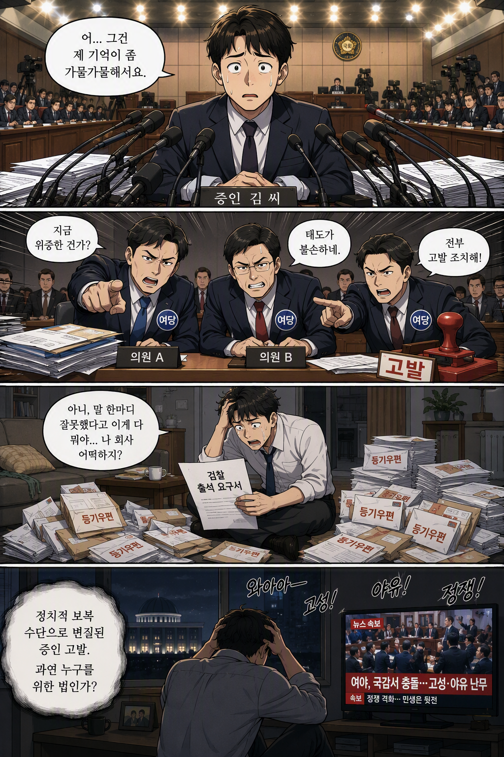 국회에서의 증언·감정 등에 관한 법률 일부개정법률안 웹툰 1