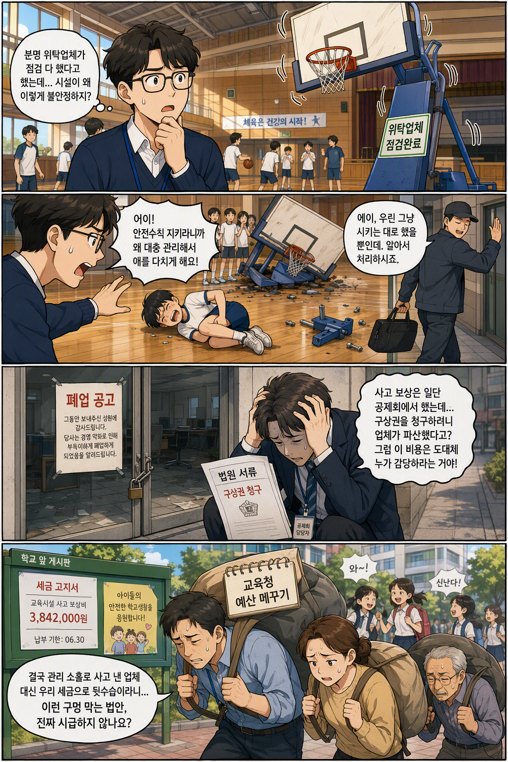 학교안전사고 예방 및 보상에 관한 법률 일부개정법률안 웹툰 1