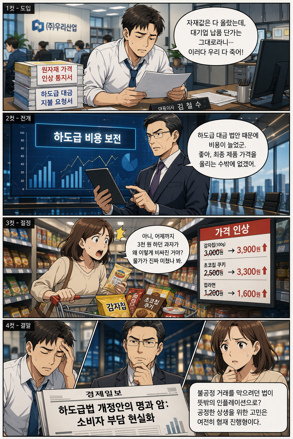 하도급거래 공정화에 관한 법률 일부개정법률안 웹툰 1