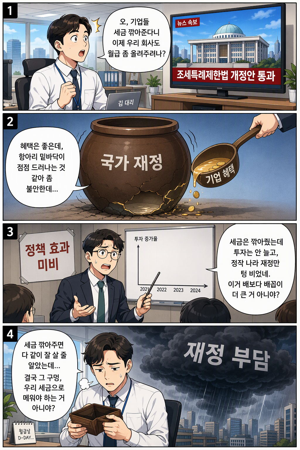 조세특례제한법 일부개정법률안 웹툰 1