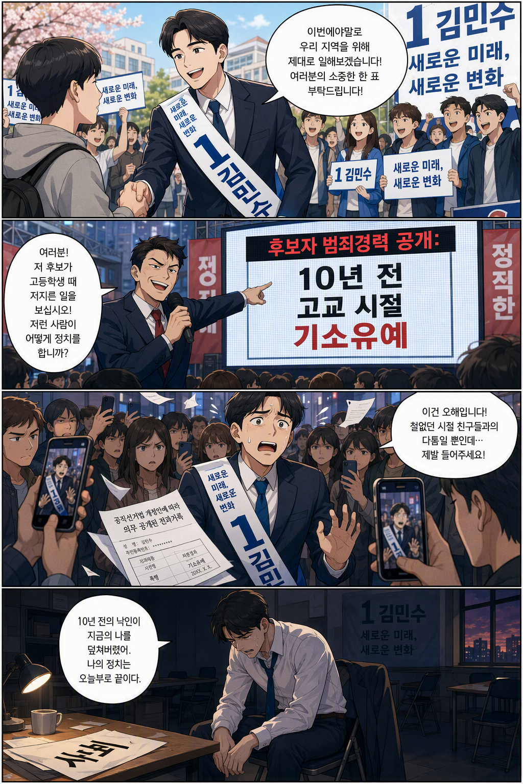 공직선거법 일부개정법률안 웹툰 1