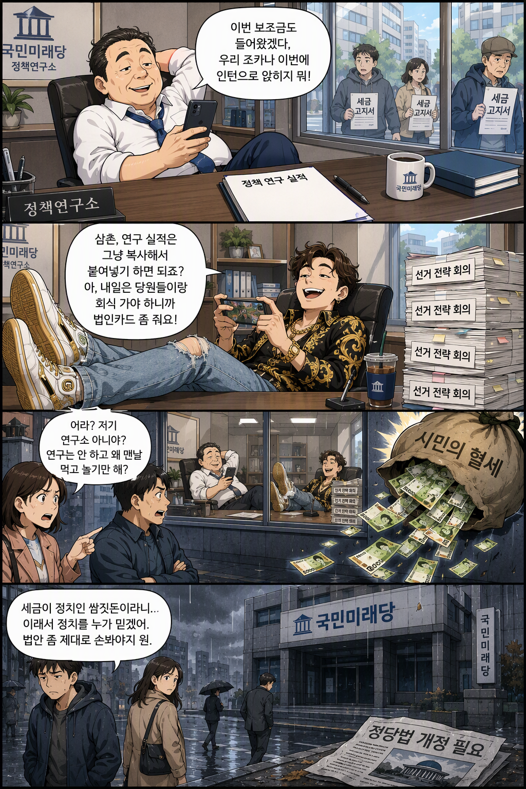 정당법 일부개정법률안 웹툰 1