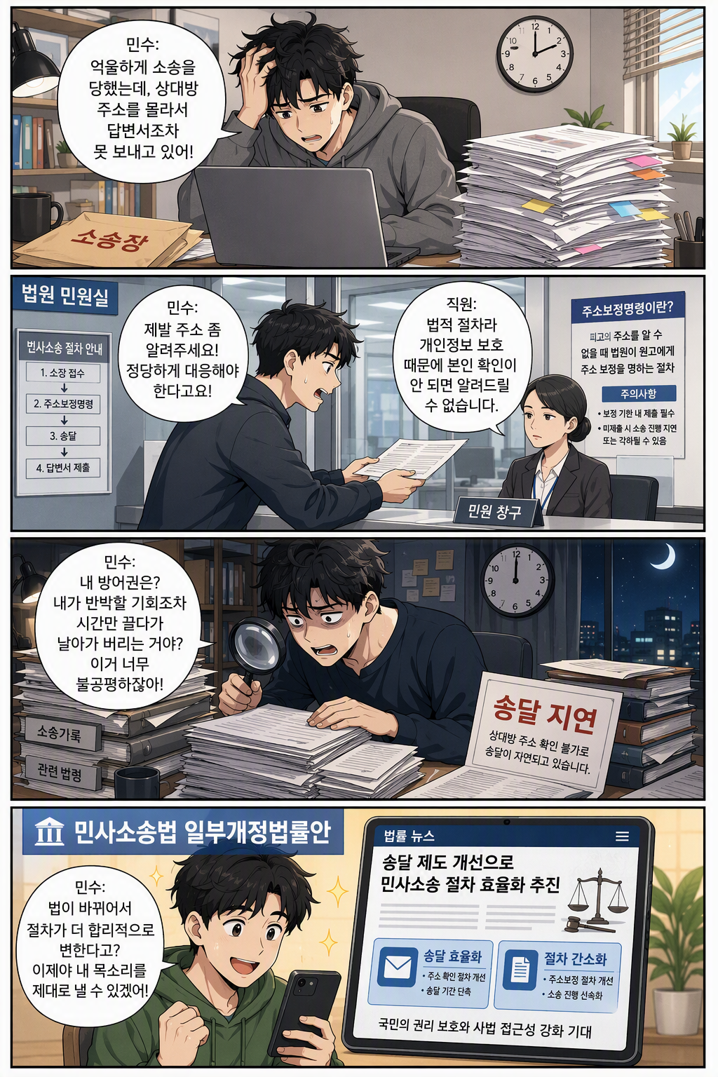 민사소송법 일부개정법률안 웹툰 1