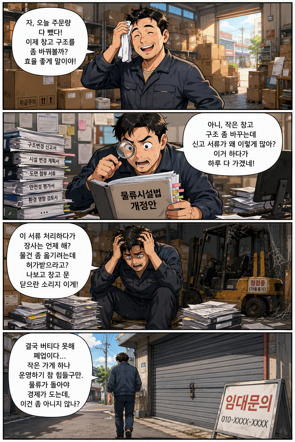 물류시설의 개발 및 운영에 관한 법률 일부개정법률안 웹툰 1