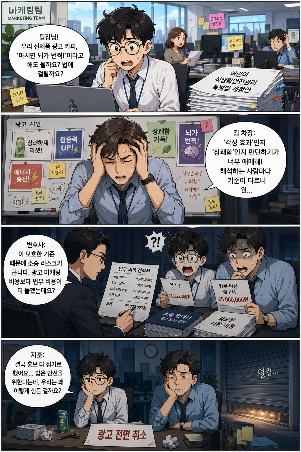 어린이 식생활안전관리 특별법 일부개정법률안 웹툰 1