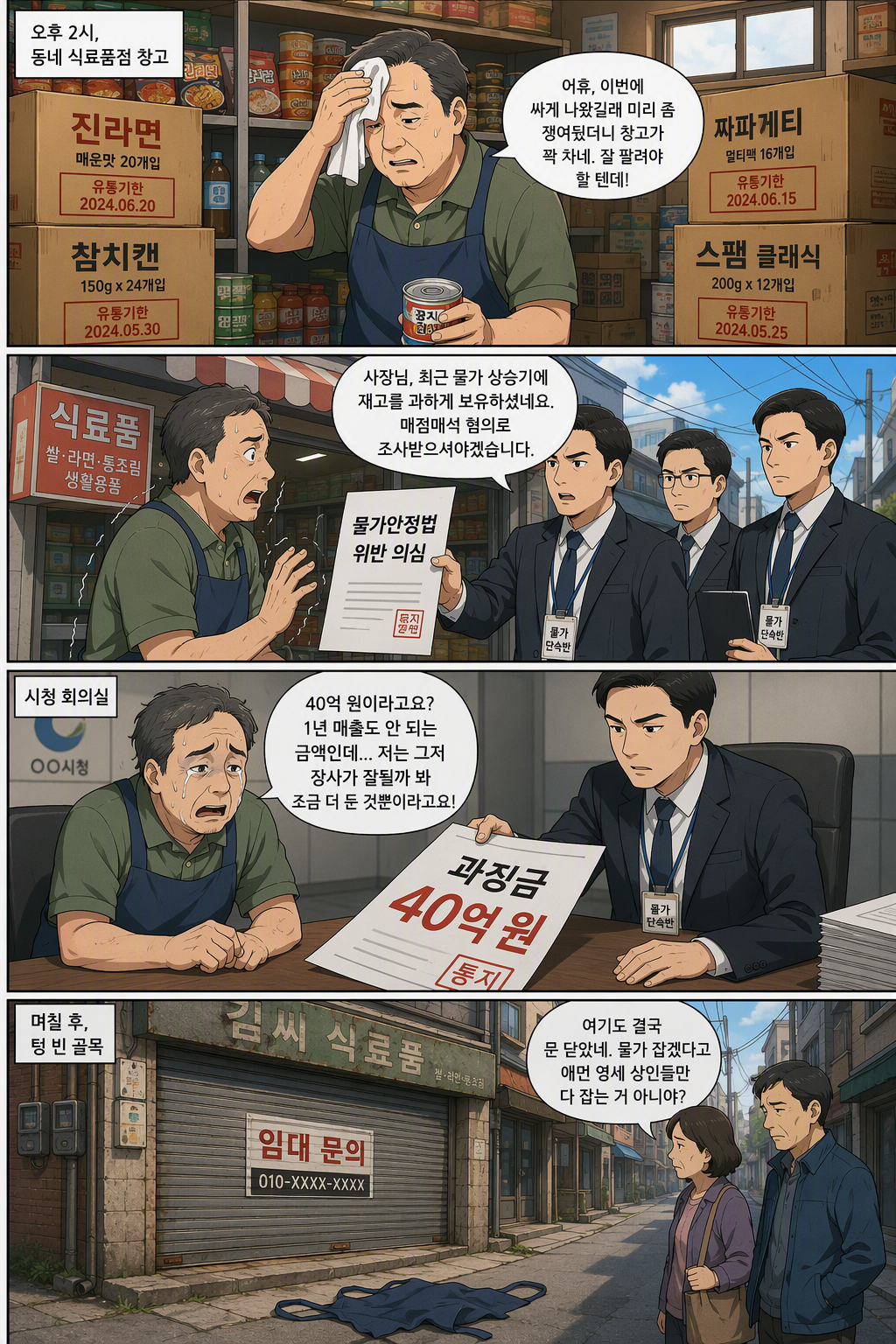 물가안정에 관한 법률 일부개정법률안 웹툰 1