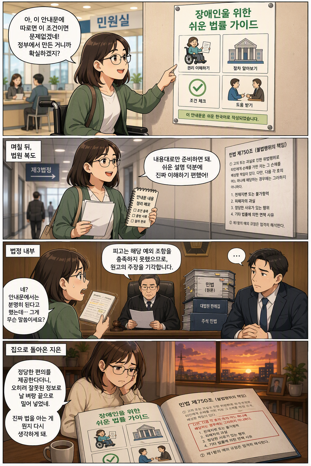 장애인차별금지 및 권리구제 등에 관한 법률 일부개정법률안 웹툰 1