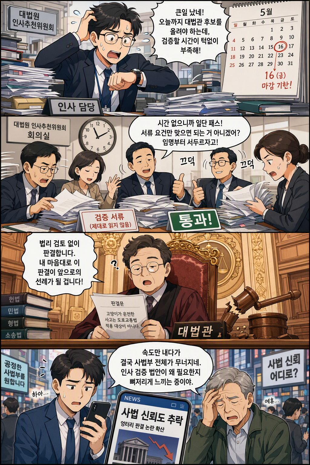 법원조직법 일부개정법률안 웹툰 1