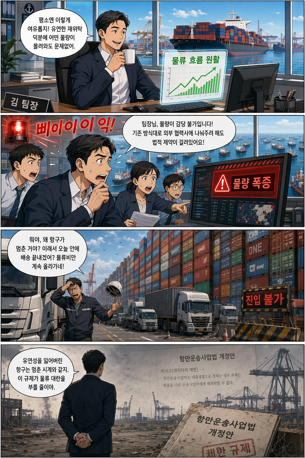 항만운송사업법 일부개정법률안 웹툰 1