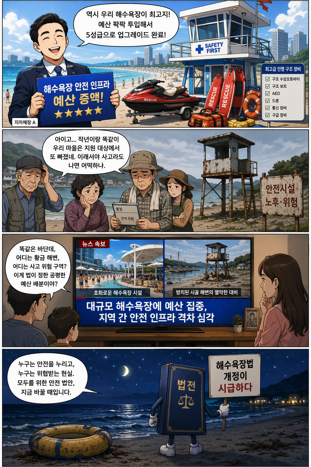 해수욕장의 이용 및 관리에 관한 법률 일부개정법률안 웹툰 1