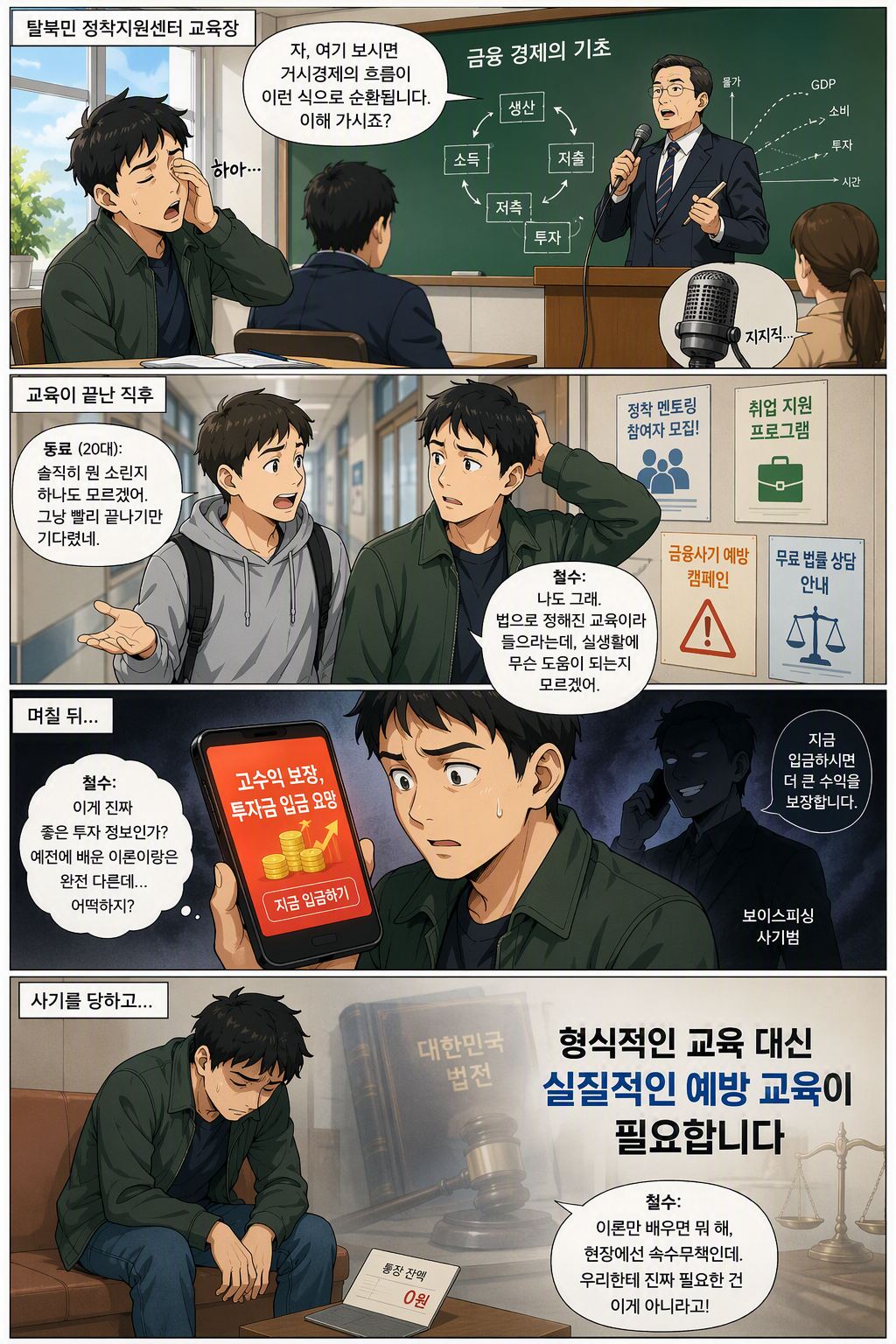 북한이탈주민의 보호 및 정착지원에 관한 법률 일부개정법률안 웹툰 1