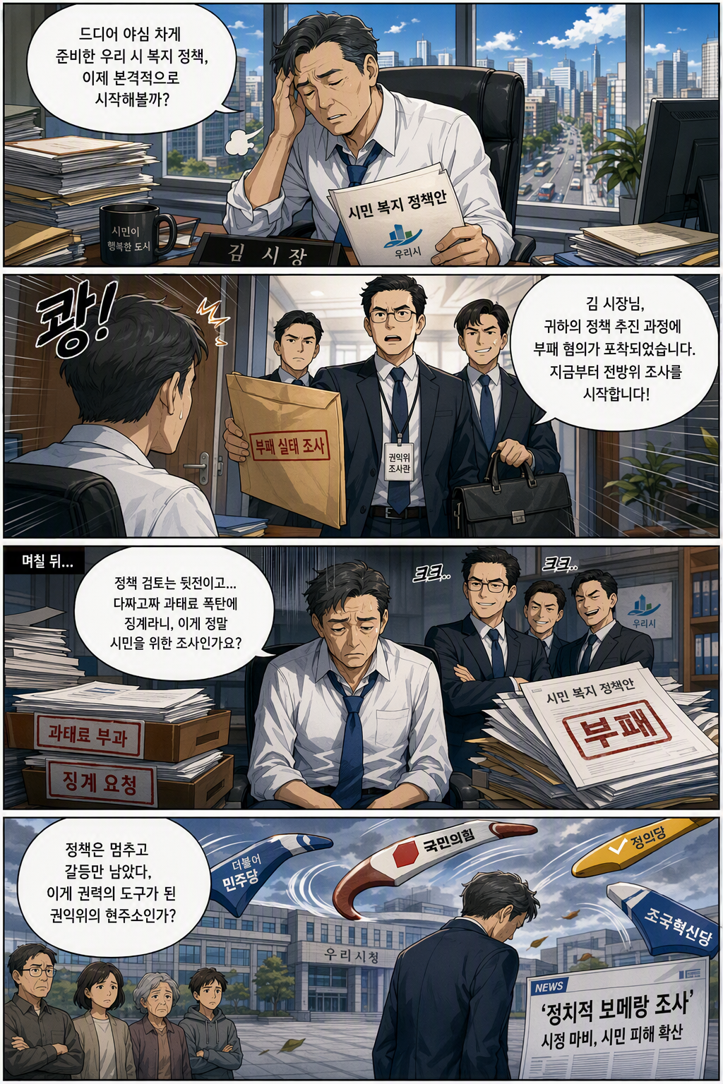 부패방지 및 국민권익위원회의 설치와 운영에 관한 법률 일부개정법률안 웹툰 1