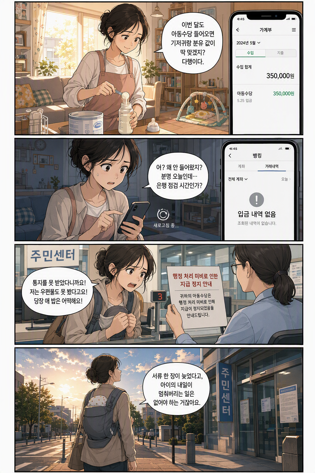 아동수당법 일부개정법률안 웹툰 1